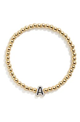 BaubleBar Eileen Pisa Initial Bracelet in Gold A
