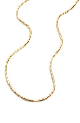 BaubleBar Kacy Snake Chain Necklace in Gold