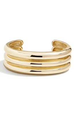 BaubleBar Leigh Cuff Bracelet in Gold