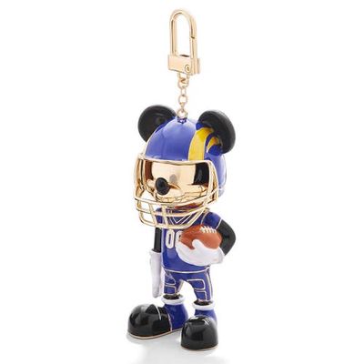 BaubleBar Los Angeles Rams Disney Mickey Mouse Keychain in Blue