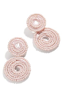 BaubleBar Nora Drop Earrings in Light Pink