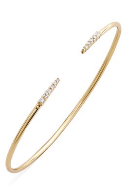 BaubleBar Rima Crystal Cuff Bracelet in Gold