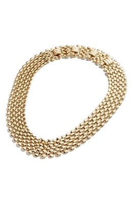 BaubleBar Thick Chain Link Collar Necklace in Gold
