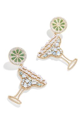 BaubleBar When Life Gives You Limes Stud Earrings in Green