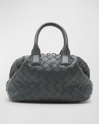 Bauletto Mini Intrecciato Top-Handle Bag