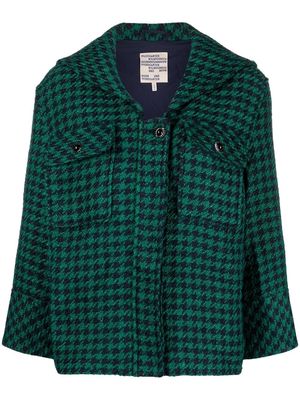 Baum Und Pferdgarten Bronco houndstooth bouclé jacket - Green