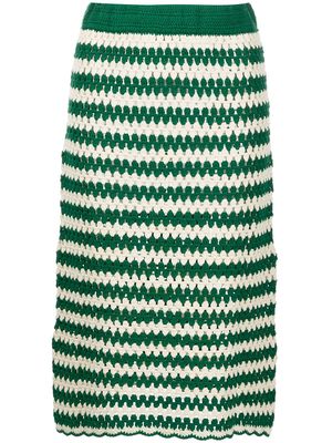 Baum Und Pferdgarten crochet-design skirt - Green