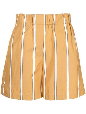 BAUM UND PFERDGARTEN Neri striped shorts - Brown