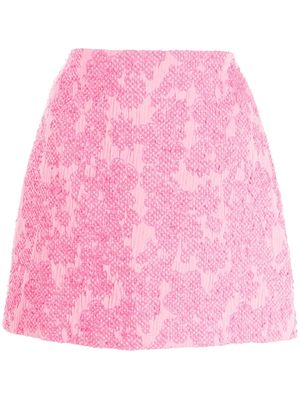 Baum Und Pferdgarten Sage jacquard mini skirt - Pink