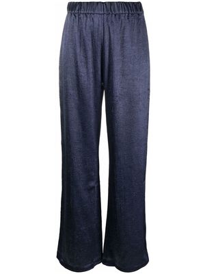 Baum Und Pferdgarten textured straight-leg trousers - Blue