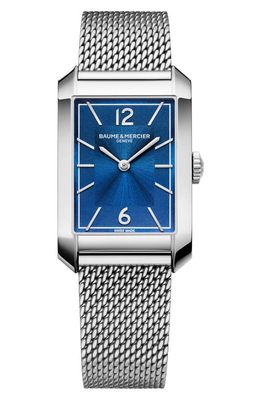Baume & Mercier Hampton 10671 Automatic Mesh Bracelet Watch