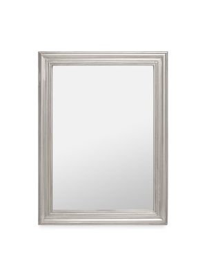 Bayleigh Large Metal Wall Mirror - Antique Silver