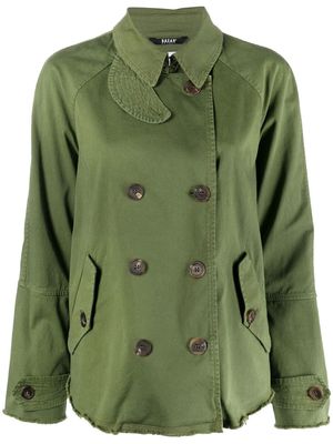 Bazar Deluxe double-breasted trench jacket - Green