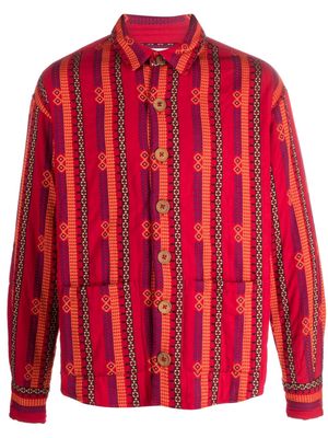 Baziszt embroidered-design cotton jacket