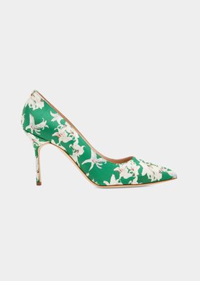 BB 90mm Silk Floral Pumps