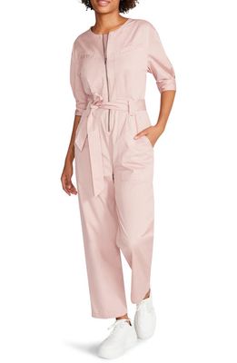 BB Dakota by Steve Madden Flying Private Jumpsuit in Pale Pink