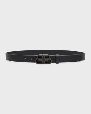 BB Leather Thin Belt