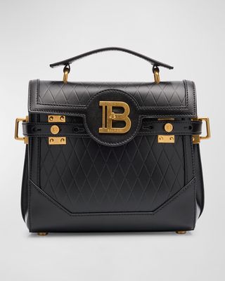 BBuzz 23 Top-Handle Bag in Embossed Leather