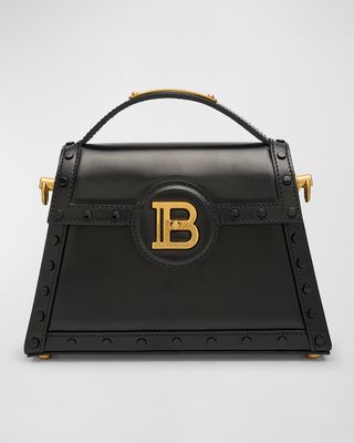 BBuzz Dynasty Top-Handle Bag in Glazed Leather