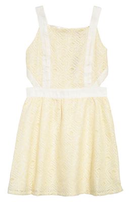 bcbg Kids' Lace Dress in Sunshine
