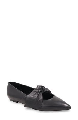 bcbg Prely Pointed Toe Flat in Black