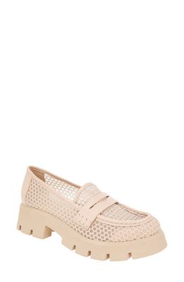 bcbg Rama Platform Penny Loafer in Frappe-Beige