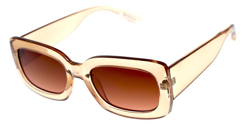 BCBGeneration Chunky Rectangle Sunglasses in Crystal