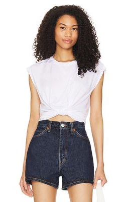 BCBGeneration Knit Top in White