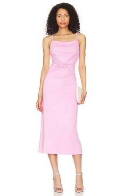 BCBGeneration Knot Front Mini Dress in Pink