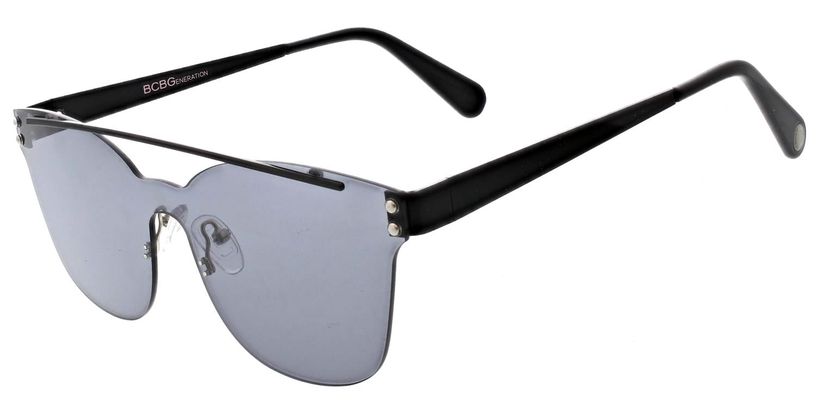 BCBGeneration Top Bar Square Shield Sunglasses in Shiny