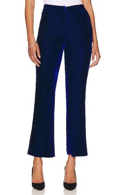 BCBGeneration Velvet Pant in Royal