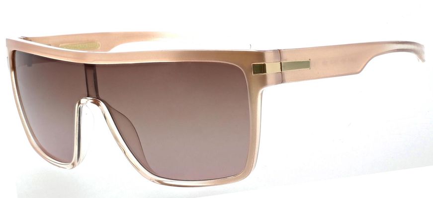 BCBGMaxazria Oversized Shield Sunglasses in Blush