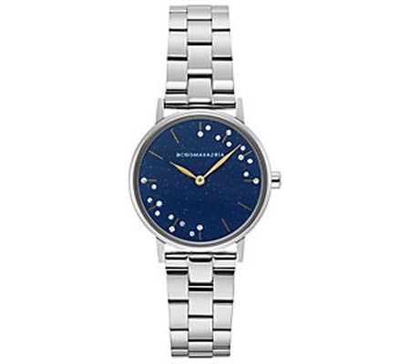 BCBGMAXAZRIA Women's Blue Dial Bracelet Watch