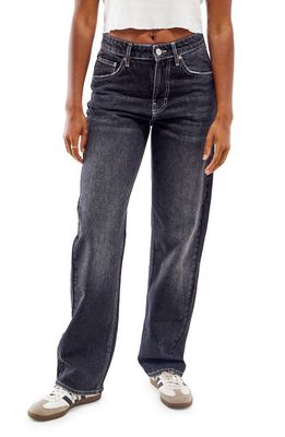 BDG Urban Outfitters Authentic Straight Leg Jeans in Black