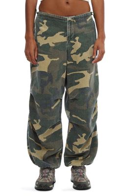 BDG Urban Outfitters Camo Baggy Pants in Green Combo