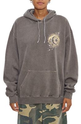 BDG Urban Outfitters Celestial Graphic Hoodie in Chocolate