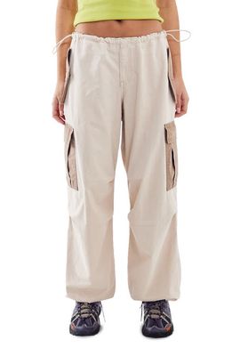 BDG Urban Outfitters Contrast Pocket Relaxed Cargo Pants in Beige