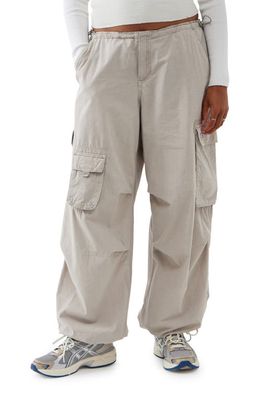 BDG Urban Outfitters Cotton Cargo Joggers in Taupe