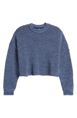 BDG Urban Outfitters Mélange Roll Edge Sweater in Blue