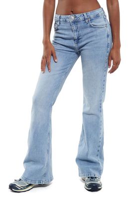 BDG Urban Outfitters Mid Rise Flare Jeans in Light Vintage