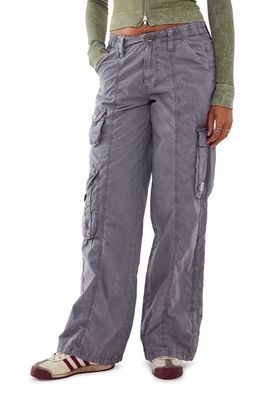 BDG Urban Outfitters New Y2K Wide Leg Cargo Pants in Lilac