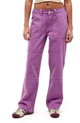 BDG Urban Outfitters Skate Low Rise Cargo Pants in Violet