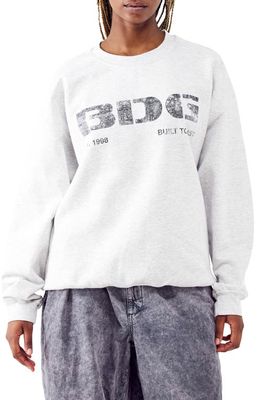 BDG Urban Outfitters Stencil Logo Graphic Sweatshirt in Grey