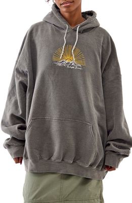 BDG Urban Outfitters Twilight Graphic Hoodie in Washed Black