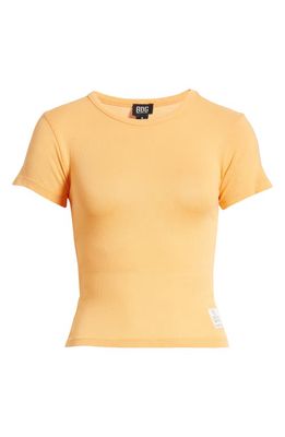 BDG Urban Outfitters Washed Cotton Baby Tee in Washed Orange