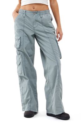 BDG Urban Outfitters Y2K Cotton Cargo Pants in Slate Blue