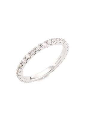 Be Mine 18K White Gold & Diamond Large Eternity Band