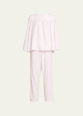 Bea 2 Striped Cotton Flannel Pajama Set