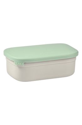 BEABA Stainless Steel Lunchbox with Lid in Sage