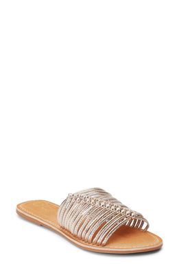 BEACH BY MATISSE Baxter Slide Sandal in Gold 